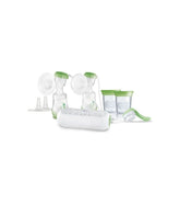 MAM - Pompa elettrica per il latte doppia – Pompa per il latte 2 in 1 con 9 livelli di intensità e 3 ore di allattamento – 2 bottiglie anti-coliche Easy Start e 2 dosi incluse – Verde Accessori Alimentazione e allattamento Baby Naty Shop
