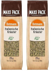 Ostmann Gewürze - Italienische Kräuter gerebelt | Kräutermischung mediterraneo per Würzen von Tomatensauce, Gemüse- und Fleischgerichten | 25 g nel Vorteilsbeutel