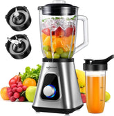 Safecourt Kitchen - Frullatore - Frullatore sportivo - 1000 Watt - To Go Beker - Smoothie Maker Kitchen Naty Shop