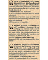 Grappoli Mandorla, Cereali per una colazione golosa con croccanti scaglie di mandorle, Set 8 x 325 grammi Naty Shop