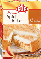 Torta Di Apfel RUF, Backmischung Für Eine Apfel-Torte Con Crema Di Sahne E Zimt-Zucker, Torta Di Apfel-Zimt, Vegan Naty Shop Torta Di Apfel 500 G