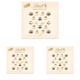 Cioccolato - Mini Praline Bianche | 90 g| Scatola con 18 praline in 6 deliziosi assortimenti | Regalo di cioccolato | Regalo al cioccolato (confezione da 3)