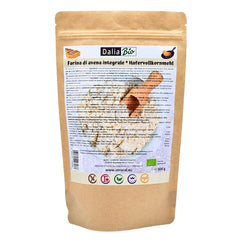 Dalia - Farina di Avena Integrale Bio 500g | Senza glutine | Ricco di fibre e proteine Origine: Italia | Per pane, torte, porridge e ricette fitness | Qualità premium