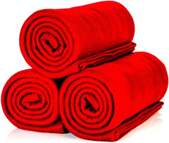 ALCLEAR 3 bucăți Oeko Tex pături fleece, culoare: antracit, dimensiuni mari 130X160 Cm, peste 200 G/M2, canapea pătură canapea pătură pătură living pătură, picnic pătură canapea arunca pătură Paturi si Cuverturi Besuche den ALCLEAR-Store Roșu 3 bucăți 130X160 Cm