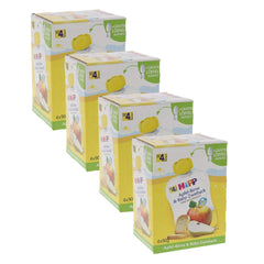 Buste Hipp per neonati, porridge di frutta, pesche al mango in banana con avena, frutta 100% biologica senza zuccheri aggiunti, 4 x 4 buste da 90 g Mamma e Bambino Naty Shop 4 x 4 buste da 90 g Mela-Pera
