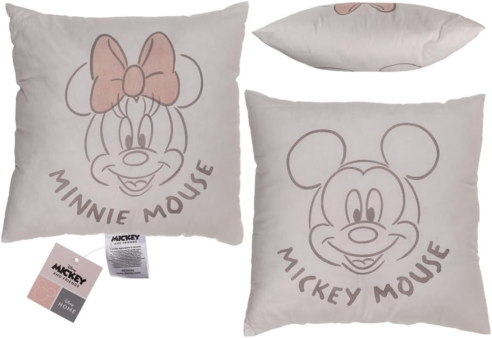 Pernă decorativă Out of the Blue, Disney, Minnie & Mickey 40 X 40 cm, capac: 100% bumbac, umplutură: 100% poliester Perne standard Naty Shop Titlu implicit