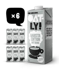 Oatly Barista Haferdrink Barista Edition, lunga durata 1 litro (confezione da 6)