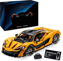 LEGO Technic Mclaren P1 Super Sports Car Set per adulti Appassionati di auto Regalo Motore a pistoni V8 Trasmissione a 7 velocità Modello in scala Set di auto giocattolo 42172 Set di costruzione Besuche den LEGO-Store Titolo predefinito