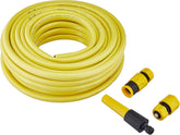Furtun Meister țesut încrucișat, 12,7 mm (1/2 inch) - Lungime 20 m - Include fitinguri - Pentru udarea suprafețelor mici - Rezistent la strivire și abraziune - Rezistent la UV / Furtun de grădină / Furtun de apă / 9926280