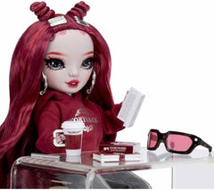 Rainbow High Shadow High Seria 3 - Scarlett Rose - Păpușă la modă maro-castaniu - Ținută la modă și peste 10 accesorii de joacă colorate - Ideală pentru copii cu vârste între 4 și 12 ani și colecționari