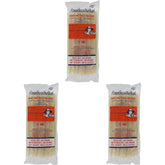 Spaghetti di riso - Spaghetti di riso tailandesi, larghi 10 mm, a base di farina di riso, dritti - 1 x 400 g (confezione da 3)