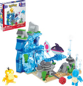 MEGA Pokémon Action Figure-Bauspilzeug, Wasserabenteuer mit 319 Teilen e beweglichem Schiggy, Enton e Finneon, per Kinder, HXF79