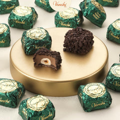 Venchi – Chocoviar Gianduia, praline la pungă de 1 kg, ciocolată Gianduia produsă exclusiv cu „alune de pădure Piemont”, fără gluten, fără coloranți artificiali și fără conservanți