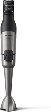 Philips Stabmixer serie 5000 - 1200W Leistung. Tecnologia Promix. Led Geschwindigkeitsanzeiger. Stufenlose Geschwindigkeitseinstellung. Design compatto. Leicht Zu Reinigen. Schwarz (HR2681/00) Cucina Naty Shop Robot da cucina
