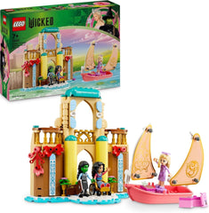 LEGO Wicked Glinda, Elphaba e Nessarose alla Shiz University Barca a vela e 3 personaggi Barca giocattolo, regalo per ragazze e ragazzi di 7 anni Amanti delle case delle bambole 75681 Set da costruzione Besuche den LEGO-Store Titolo predefinito