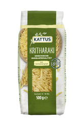 - Kritharaki Nudeln (Reisnudeln/Risoni/Orzo) | Griechische Nudelspezialität aus Hartweizengrieß | 500 g in busta