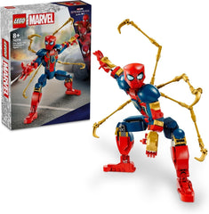 LEGO Marvel Iron Spider-Man Mattoncini da costruzione Supereroe Action Toy per bambini 8+ Set di armature per ragazzi e ragazze Modello costruibile Avengers Idea regalo per i fan dei film Marvel 76298 Set di costruzioni Besuche den LEGO-Store Titolo predefinito