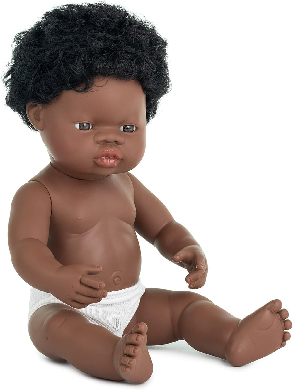 Miniland Babypuppe afrikanischer Junge 38cm-31053, Zufällig