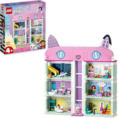 Lego 10788 Set di giocattoli per la casa delle bambole di Gabby, 8 stanze e 4 piani La casa delle bambole di Gabby con personaggi Pandi, Suricato e Kuchi e accessori, regalo per bambine, ragazzi e bambini di 4 anni, set da costruzione Besuche den LEGO-Store Single