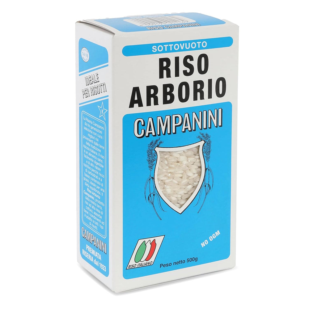 Riso Per Risotti Risera Campanini 500 g – Riso Per Risotti All'Italiana, Riso Arborio Riso, Risotto Cremoso