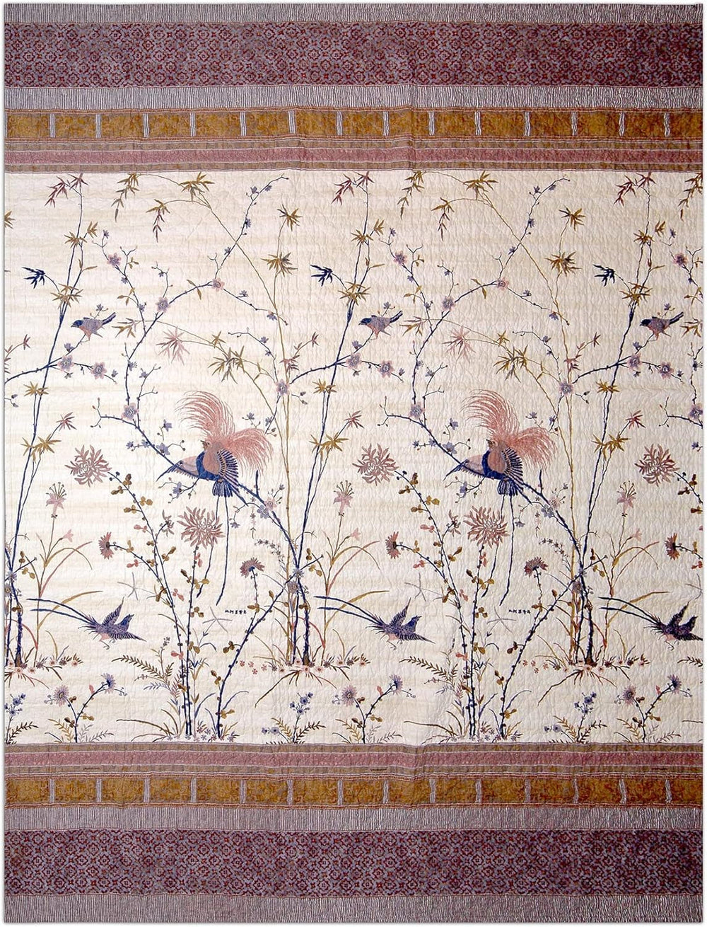 Copriletto Bassetti Fong, 100 57 fili per cm² / imbottitura: 100% puro cotone, crema, 220X255 cm Bassetti Letti e coperte Crema 220X255 cm