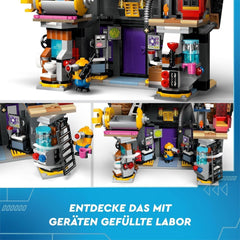 LEGO I - Semplicemente Incorreggibile 4 Villa della Famiglia di Gru e Minions I - Semplicemente Incorreggibile 4 Playset Film Giocattolo per Bambini Regalo per Ragazzi e Ragazze da 8 Anni in su 75583 Set da Costruzione Beuche den LEGO-Store