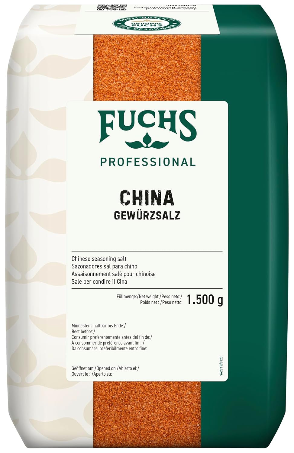 - Cina Gewürzsalz | Vielseitig einsetzbares asiatisches Gewürz | Kein Salzen mehr erforderlich | Qualità professionale per grossi verbi | Sacco riciclabile da 1,5 kg