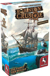 Pegasus Spiele 51946G - Robinson Crusoe Il viaggio del Beagle (espansione), medio