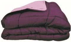 Couette CALGARY Cioccolato/Corail 140 Piumini e Trapunte Naty Shop 200X200X1 Cm