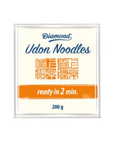 Udon noodles DIAMOND, preparazione facile e veloce, vegetariani, vegani - 1 x 200 g