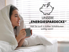 Coperta a risparmio energetico Traumnacht - Coperta invernale extra calda con un peso dell'imbottitura di 1.685 g, 100% microfibra, lavabile a 60 gradi, 135X200 cm, certificata Oeko-Tex, prodotta secondo lo standard di qualità tedesco Copriletti e trapunte Naty Shop