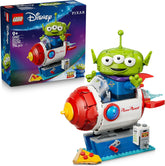 LEGO Disney and Pixar Toy Story Alien mit Pizza Planet Raketenfahrt - Raumschiff Spielzeug mit Alien Figur als DIY Deko - Geschenk für Jungen und Mädchen ab 9 Jahren sowie Toy Story Fans - 43307