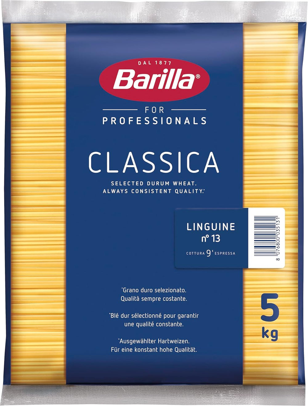 Bavette di Grano Duro Barilla N. 13 – 5 kg