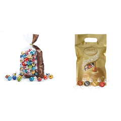 Preparato al cioccolato LINDOR | 1371 gr | ca. 109 palline: Mix classico per palline di cioccolato al latte e LINDOR | ca. 80 palline di cioccolato (al latte, bianco, fondente 60%, nocciola) | Confezione sfusa, 1 kg
