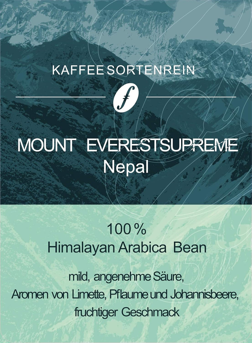 Rohkaffee Nepal Mt. Everest Cofffee (1000g)