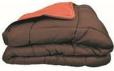 Couette CALGARY Cioccolato/Corail 140 Piumini e Trapunte Naty Shop 140 X 200 Cm