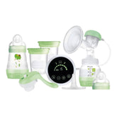 MAM Tiralatte elettrico e manuale 2 in 1, con 9 livelli di stimolazione, contiene 2 biberon, easy start, verde Accessori Alimentazione e Allattamento Bebe Naty Shop