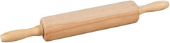 KESPER | Teigrolle aus Buchenholz – FSC®-zertifiziert | Backrolle mit Metallachse & Gleitlager | Lunghezza totale: 44 cm - Ø 6,3 cm | 25 cm Valzer | 69374