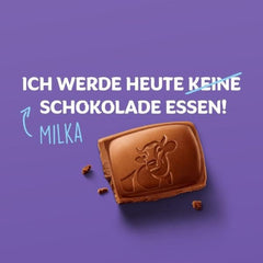 Milka Naps Alpine Milk – Mini pătrățele de ciocolată din delicată ciocolată cu lapte alpină – 1 x 1,7 kg