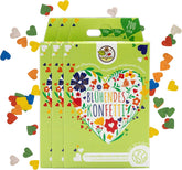 Blühendes Saatgut Konfetti Für Bunte Wildblumen - Farbenfrohes Blumenkonfetti Aus 100% Biologisch Abbaubarem Samenpapier (Ca. 600X Stück)