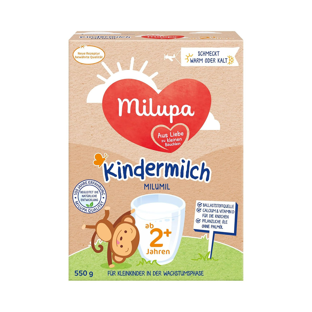 Milupa Milumil Latte di crescita 2+ - Da 1 anno - Per bambini piccoli in fase di crescita - 5 x 550 g