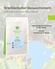 Coffee - Nossa Senhora I 100% Arabica I Kaffeebohnen 250g I Ideal für Moka kanne, Siebträger, Vollautomat, Brühkaffee und French Press mit schokoladig, nussigen Aromen I dunkle Röstung
