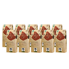 Kaffa Wild-Kaffee mild ganze Bohne 250g bio vegan fair Arabica Mild, 10er Pack