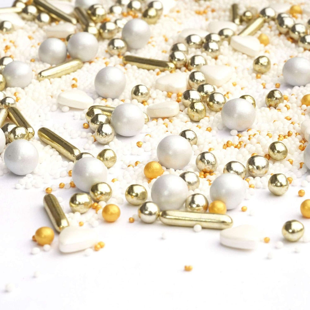 Confettini Cenerentola White Christmas Gold 90 grammi Naty Shop 90 grammi
