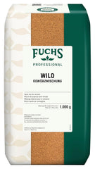 Fuchs Professional - Wildgewürz | Zum Würzen von allerre Wildgerichten und dunklen Saucen | Profi-Qualität für Großverbraucher und Gastronomie | Sacco riciclabile da 1 kg
