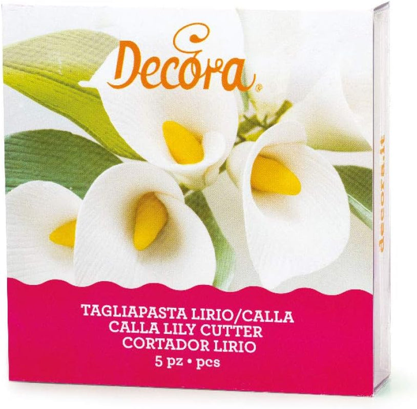 0803022 Set de forme pentru biscuiți Lily, 5 piese, Plastic, Violet, 11,5 x 11,5 x 3 cm