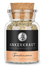 Ankerkraut Tomatensaucen, per Pasta, Spaghetti, Tortellini und Klassiker aus Italien, Lecker zu Hause cochen, Mischung würzender Ingredient für Tomatenmark, 100 g in vetro di sughero