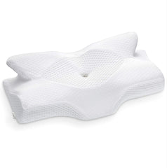 Elviros Husă de pernă respirabilă, pernă 64 X 12,5/10,5 X 38 cm, gri (numai față de pernă) Perne ortopedice cervicale Naty Shop Alb