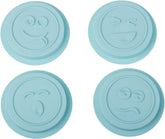 Silikomart 25.440.39.0069, Set Tagliapasta Emoji, Ø73 MM Naty Shop Emoji