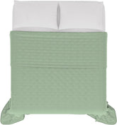 Lenjerie de pat italiană cuvertură de vară CHIC, microfibră, DOUBLE 250X250Cm, verde deschis Plapumi si pilote Naty Shop Verde deschis Dublu 250X250Cm